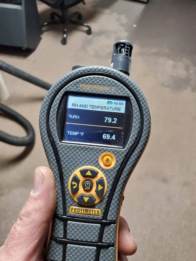 Moisture meter humidity assessment for Fire & Smoke Damage Restoration in Swanton